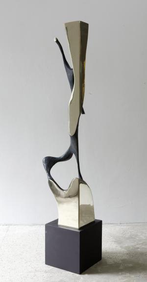 Wolfgang Flad, bronze, bronce, Skulptur, sculpture, Neusilber, nickel silver